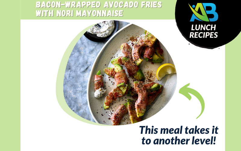 Bacon-Wrapped Avocado Fries with Nori Mayonnaise