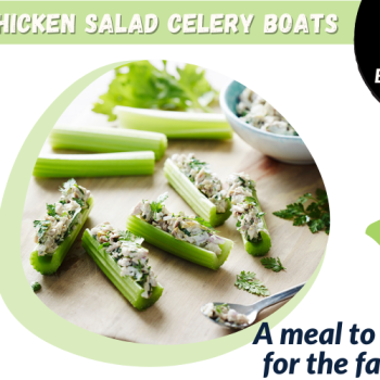 Chicken Salad Celery Boats