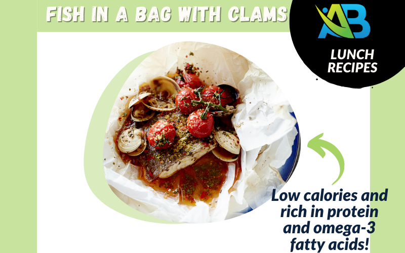 Fish in a Bag with Clams