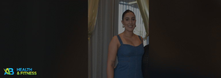 Alessia showcasing confidence and self-belief gained through her fitness journey at AB Health & Fitness.