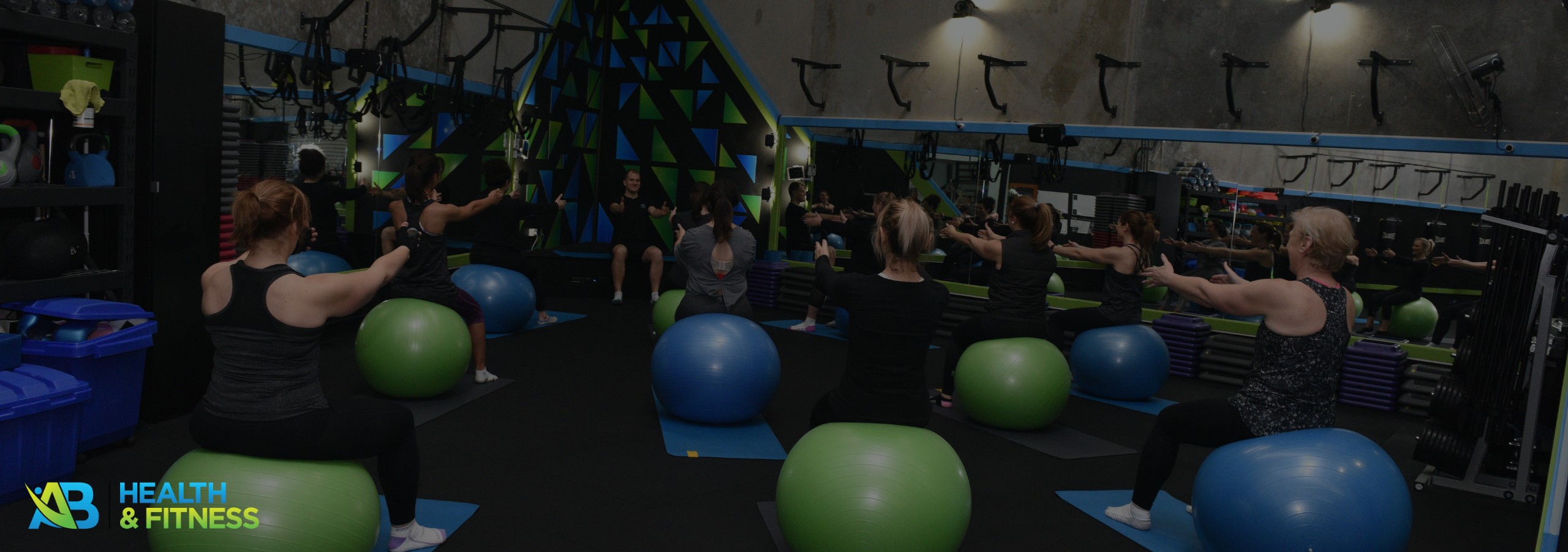 AB Health & Fitness demonstrating posture exercises for suburban residents