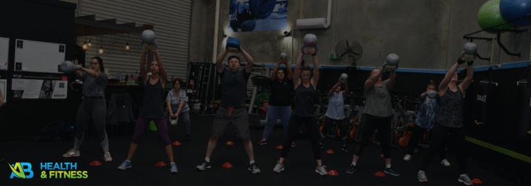 Residents doing simple exercises to boost energy with AB Health & Fitness