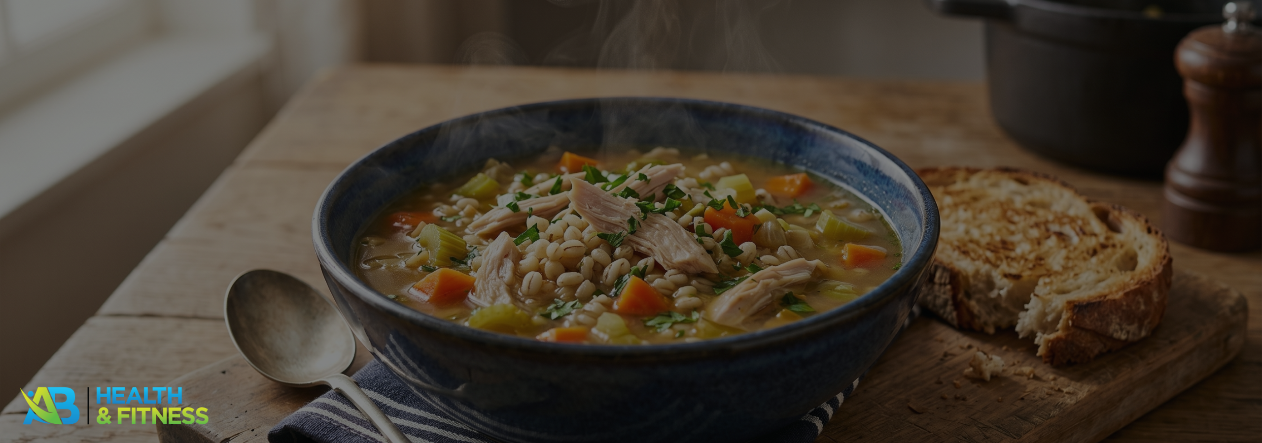The Hearty Chicken and Barley Immunity Soup