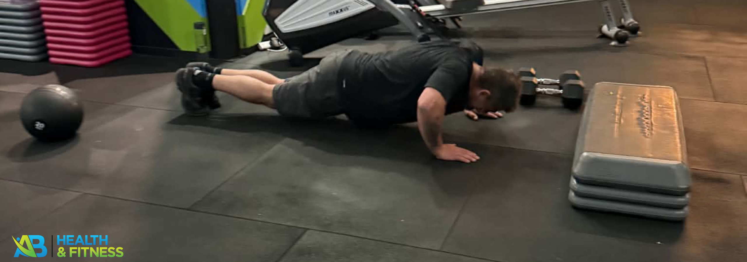 Ronald enjoying challenging workout